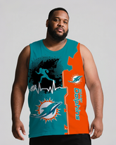 Sports Men's Big & Tall Sleeveless Shorts Two-piece